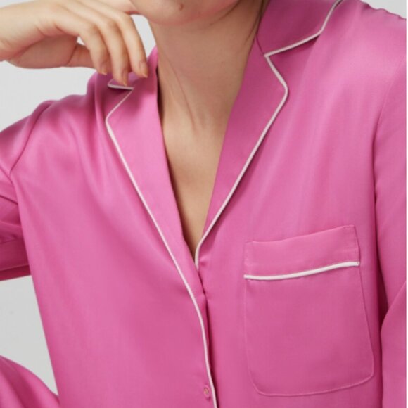 NWT Soma Woven Long Sleeve Pajama Set - Picture 5 of 5